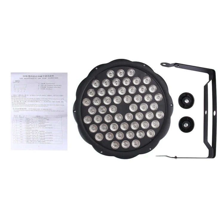 พร้อมจอแสดงผล LED โหมด Master / Slave / DMX512 / Auto Run / ควบคุมเสียง, ปลั๊ก US/EU
