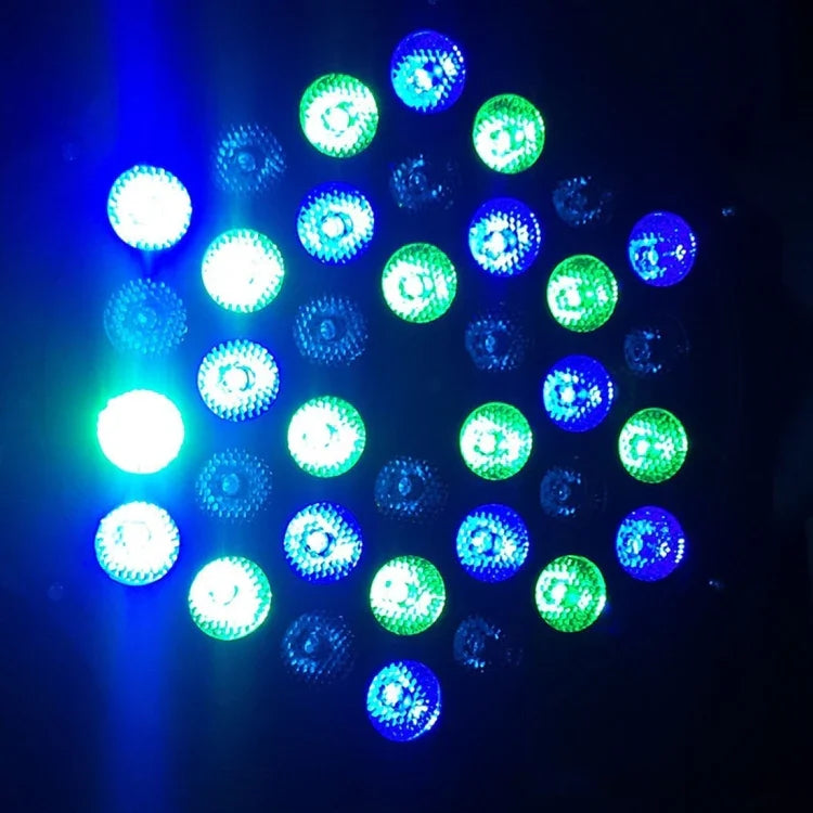 พร้อมจอแสดงผล LED โหมด Master / Slave / DMX512 / Auto Run / ควบคุมเสียง, ปลั๊ก US/EU