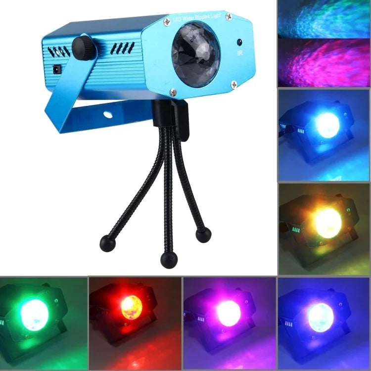โปรเจคเตอร์น้ำแบบมินิ RGB 3W x 3 พร้อมรีโมทคอนโทรล, ปลั๊ก EU, ปลั๊ก EU