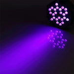 ไฟ LED PAR สีม่วง UV 36W 36 ดวง, AC 100-240V, แสงสีม่วง