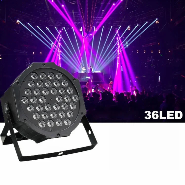 ไฟ LED PAR สีม่วง UV 36W 36 ดวง, AC 100-240V, แสงสีม่วง