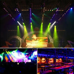 ไฟ LED PAR DMX512 RGB 36W 36 ดวง พร้อมรีโมทคอนโทรล, สโตรบ + ควบคุมเสียง + เคลื่อนที่เอง, AC 100-240V, RGB พร้อมรีโมทคอนโทรล