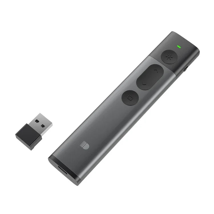 DOOSL DSIT036 ปากกาเลเซอร์สีแดง ตัวนำเสนอไร้สาย 2.4GHz สำหรับ PowerPoint, เลเซอร์สีแดง