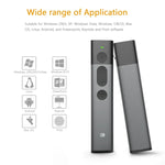 DOOSL DSIT036 ปากกาเลเซอร์สีแดง ตัวนำเสนอไร้สาย 2.4GHz สำหรับ PowerPoint, เลเซอร์สีแดง