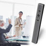 PR-20 ปากการีโมทไร้สายสำหรับนำเสนอ PowerPoint PPT พร้อมเลเซอร์พอยน์เตอร์และฟังก์ชันเมาส์อากาศ ปากกาเปลี่ยนหน้าเลเซอร์