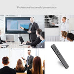 PR-20 ปากการีโมทไร้สายสำหรับนำเสนอ PowerPoint PPT พร้อมเลเซอร์พอยน์เตอร์และฟังก์ชันเมาส์อากาศ ปากกาเปลี่ยนหน้าเลเซอร์