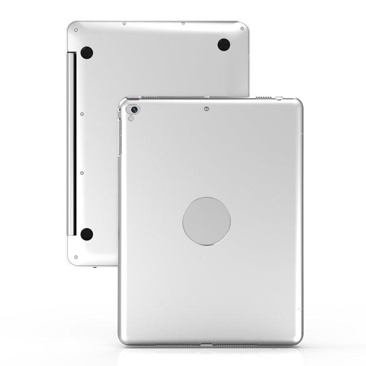F19B สำหรับ iPad 9.7 (2017/2018) & iPad Air & Air 2 & iPad Pro 9.7 & iPad ใหม่ 9.7 นิ้ว (2017) เคสแท็บเล็ตพับแนวนอน ABS บางพิเศษ + คีย์บอร์ดบลูทูธ