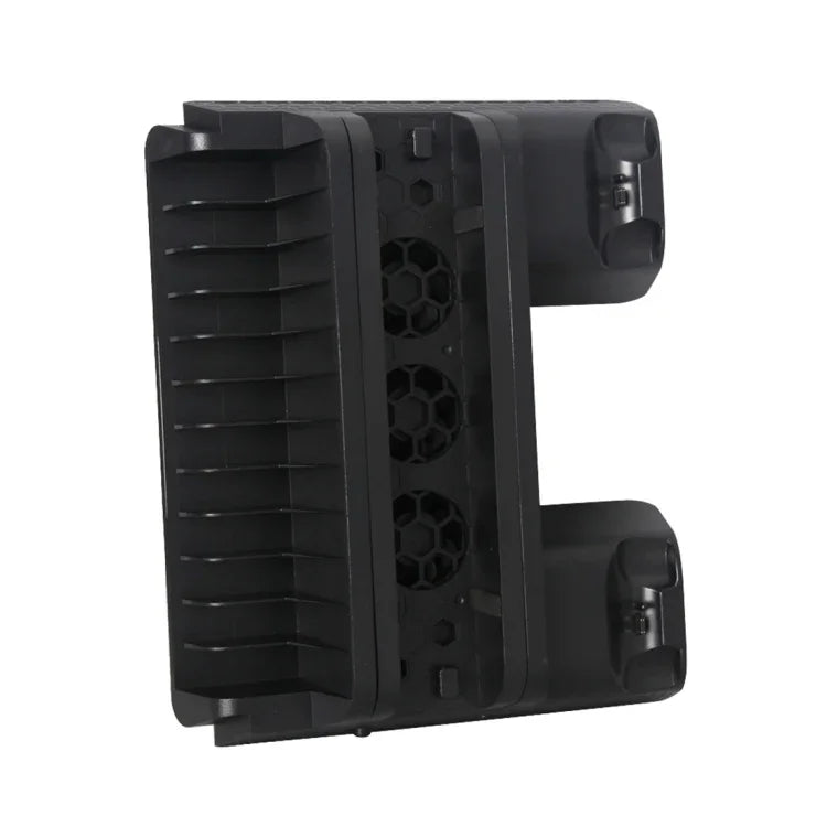 พัดลมระบายความร้อน 3 in 1 สำหรับเครื่องเล่นเกม DOBE TP4-882 + ช่องเก็บเกม + แท่นชาร์จจอยเกมสำหรับ Sony PS4 / PS4 Pro / PS4 Slim, สำหรับ PS4 / PS4 Pro / PS4 Slim