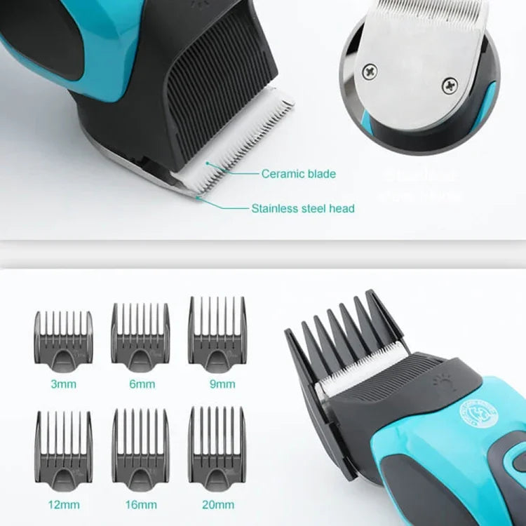 VGR V-208 เครื่องตัดแต่งขนสัตว์เลี้ยงมืออาชีพไฟฟ้า, V-208 (สีน้ำเงิน), V-208 (สีแดง)