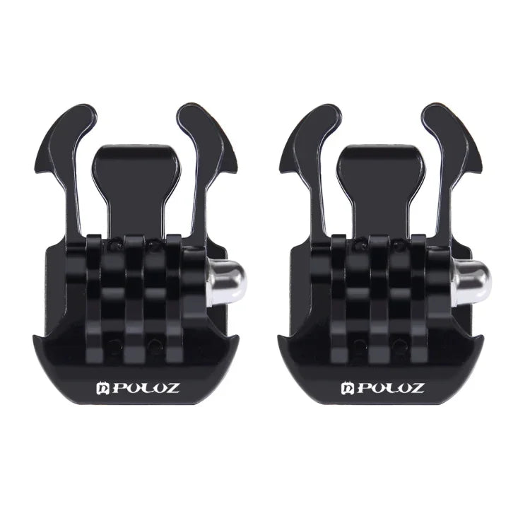 ชุดหัวล็อกปลดเร็วสำหรับพื้นผิวแนวนอน PULUZ 2 ชิ้น สำหรับ GoPro, Insta360, DJI และกล้องแอคชั่นอื่นๆ, หัวล็อกปลดเร็ว (2 ชิ้น)