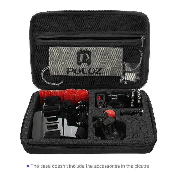 กล่องกันน้ำสำหรับพกพาและเดินทาง PULUZ สำหรับอุปกรณ์เสริมกล้อง GoPro, Insta360, DJI และกล้องแอคชั่นอื่นๆ ขนาดใหญ่: 32 ซม. x 22 ซม. x 7 ซม., สำหรับ GoPro, ขนาดใหญ่: 32 ซม. x 22 ซม. x 7 ซม.