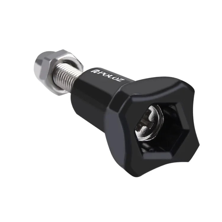 ปุ่มหมุนพลาสติก PULUZ แบบสกรูสั้น มาตรฐาน สำหรับกล้องแอคชั่น GoPro, Insta360, DJI และกล้องอื่นๆ, สกรูสั้นพลาสติก