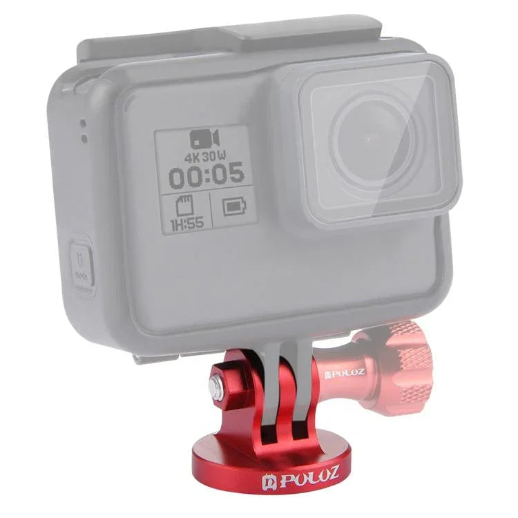 อะแดปเตอร์ติดตั้งขาตั้งกล้อง CNC รูสกรู 1/4 นิ้ว PULUZ สำหรับ GoPro, Insta360, DJI และกล้องแอคชั่นอื่นๆ รูสกรู 1/4 นิ้ว (สีดำ), รูสกรู 1/4 นิ้ว (สีทอง), รูสกรู 1/4 นิ้ว (สีน้ำเงิน), รูสกรู 1/4 นิ้ว (สีแดง)