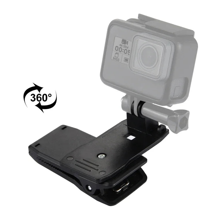 ขาติดหมวกหมุน 360 องศา PULUZ พร้อมคลิปปลดเร็ว สำหรับ GoPro, Insta360, DJI และกล้องแอคชั่นอื่นๆ ขาติดหมวก