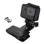 ขาติดหมวกหมุน 360 องศา PULUZ พร้อมคลิปปลดเร็ว สำหรับ GoPro, Insta360, DJI และกล้องแอคชั่นอื่นๆ ขาติดหมวก
