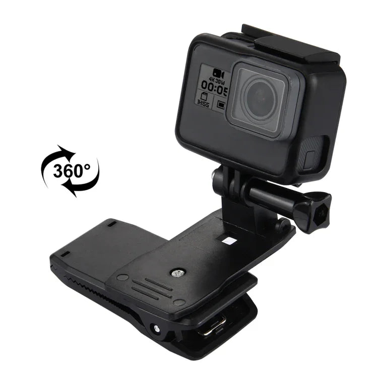 ขาติดหมวกหมุน 360 องศา PULUZ พร้อมคลิปปลดเร็ว สำหรับ GoPro, Insta360, DJI และกล้องแอคชั่นอื่นๆ ขาติดหมวก