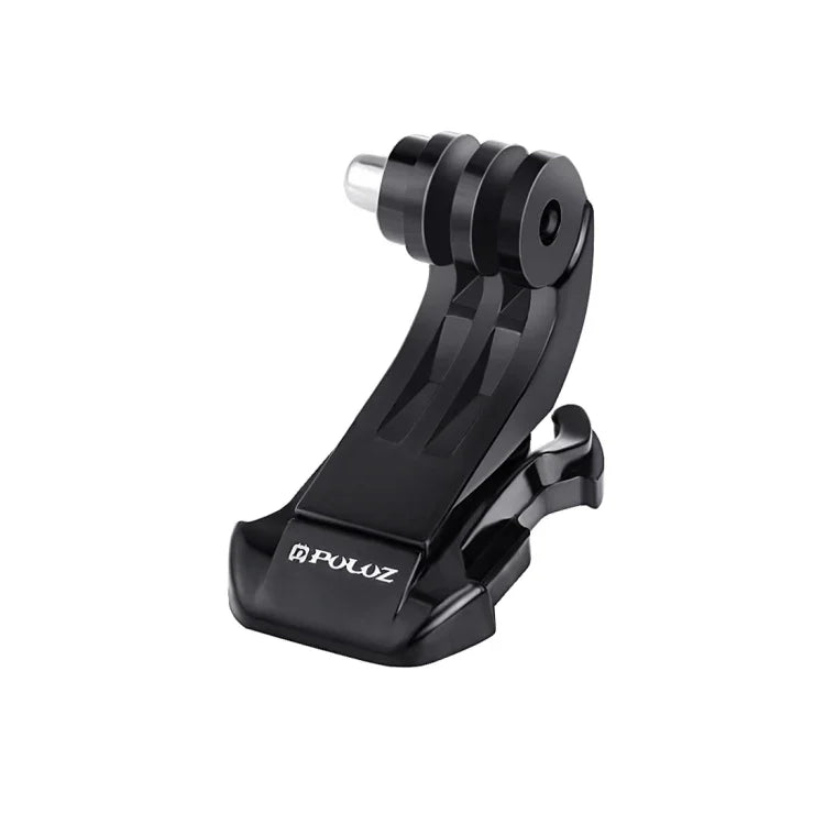 ขาติดตั้งตะขอ J แบบตั้งฉาก สีดำ PULUZ สำหรับกล้องแอคชั่น PULUZ Jaws Flex Clamp Mount สำหรับ GoPro, Insta360, DJI และกล้องแอคชั่นอื่นๆ ขาติดตั้งตะขอ J