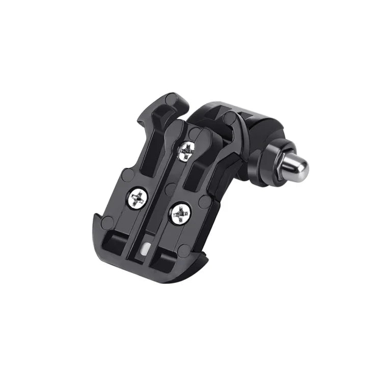 ขาติดตั้งตะขอ J แบบตั้งฉาก สีดำ PULUZ สำหรับกล้องแอคชั่น PULUZ Jaws Flex Clamp Mount สำหรับ GoPro, Insta360, DJI และกล้องแอคชั่นอื่นๆ ขาติดตั้งตะขอ J