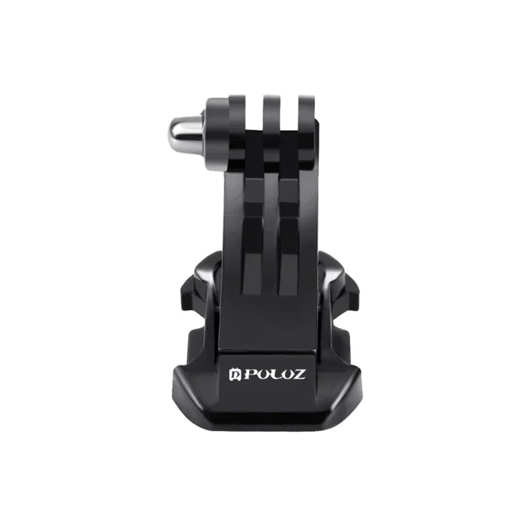 ขาติดตั้งตะขอ J แบบตั้งฉาก สีดำ PULUZ สำหรับกล้องแอคชั่น PULUZ Jaws Flex Clamp Mount สำหรับ GoPro, Insta360, DJI และกล้องแอคชั่นอื่นๆ ขาติดตั้งตะขอ J