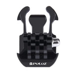 ตะขอปลดเร็วติดตั้งพื้นผิวแนวนอน PULUZ สำหรับกล้องแอคชั่น PULUZ Jaws Flex Clamp Mount สำหรับ GoPro, Insta360, DJI และกล้องแอคชั่นอื่นๆ ตะขอปลดเร็ว