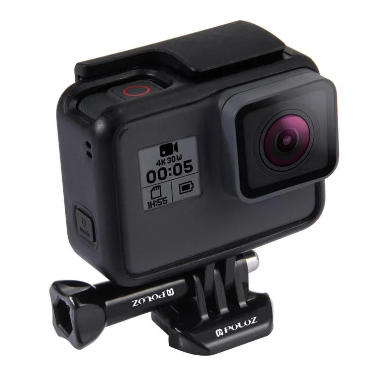 ตะขอปลดเร็วติดตั้งพื้นผิวแนวนอน PULUZ สำหรับกล้องแอคชั่น PULUZ Jaws Flex Clamp Mount สำหรับ GoPro, Insta360, DJI และกล้องแอคชั่นอื่นๆ ตะขอปลดเร็ว