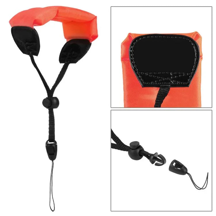 สายรัดข้อมือลอยน้ำสำหรับถ่ายภาพใต้น้ำ PULUZ สำหรับ GoPro, Insta360, DJI และกล้องแอคชั่นอื่นๆ ความยาว: 20 ซม.