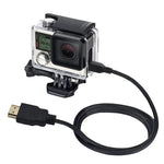 สาย HDMI 19 พินเป็น Micro HDMI PULUZ สำหรับ GoPro Hero11 Black / HERO10 Black / HERO9 Black /8 Black /7 /6 /5 /4 /3+ /3, Sony, LG, Panasonic, Canon, Nikon, สมาร์ทโฟนและกล้อง ความยาว: 1.5 ม., สาย HDMI สำหรับ GoPro