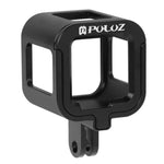 โครงป้องกันอลูมิเนียม CNC PULUZ พร้อมกรอบประกันสำหรับ GoPro HERO5 Session /HERO4 Session /HERO Session สำหรับ HERO4 Session พร้อมกรอบ, สำหรับ HERO5 Session พร้อมกรอบ, สำหรับ HERO5 Session