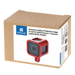 โครงป้องกันอลูมิเนียม CNC PULUZ พร้อมกรอบประกันสำหรับ GoPro HERO5 Session /HERO4 Session /HERO Session สำหรับ HERO4 Session พร้อมกรอบ, สำหรับ HERO5 Session พร้อมกรอบ, สำหรับ HERO5 Session