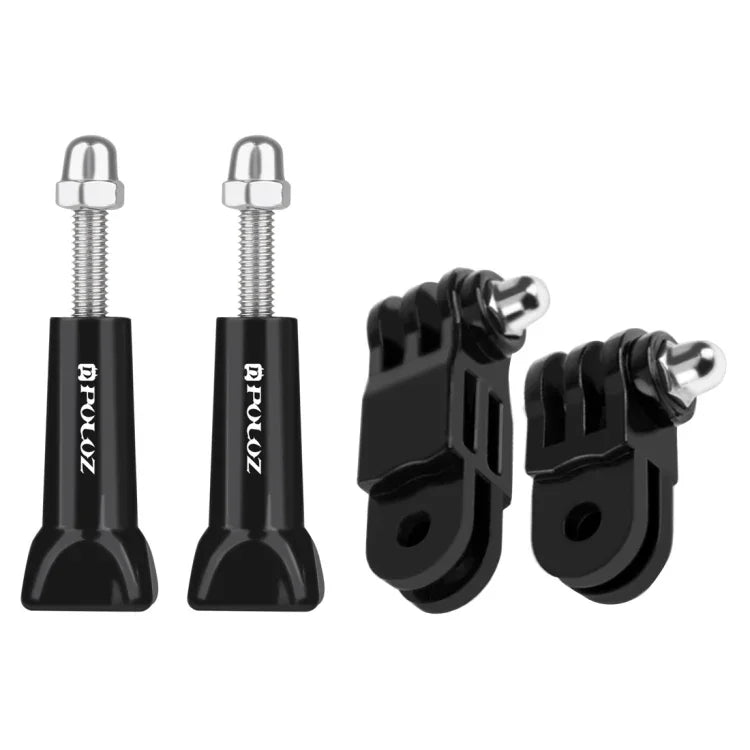 แขนหมุนปรับได้ 3 ทิศทางพร้อมสกรูยาว 2 ตัวสำหรับขากล้อง PULUZ Jaws Flex Clamp Mount สำหรับ GoPro, Insta360, DJI และกล้องแอคชั่นอื่นๆ