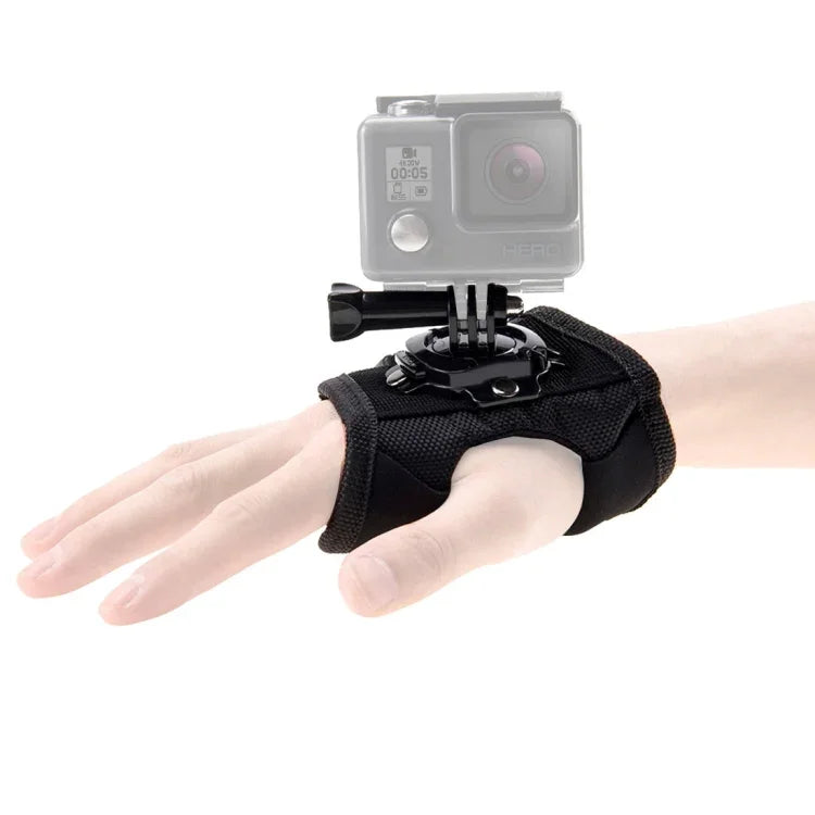 สายรัดมือแบบถุงมือหมุนได้ 360 องศา PULUZ สำหรับ GoPro, Insta360, DJI และกล้องแอคชั่นอื่นๆ, สายรัดฝ่ามือแบบถุงมือ