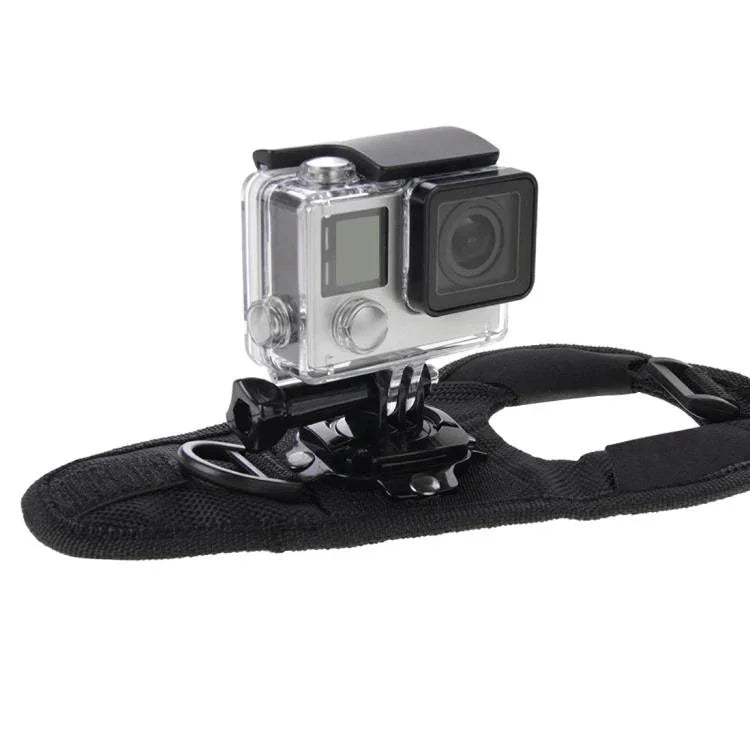 สายรัดมือแบบถุงมือหมุนได้ 360 องศา PULUZ สำหรับ GoPro, Insta360, DJI และกล้องแอคชั่นอื่นๆ, สายรัดฝ่ามือแบบถุงมือ