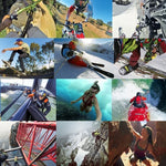 แขนหมุนปรับได้ 3 ทิศทางพร้อมสกรูยาว 2 ตัวสำหรับขากล้อง PULUZ Jaws Flex Clamp Mount สำหรับ GoPro, Insta360, DJI และกล้องแอคชั่นอื่นๆ