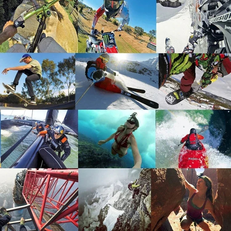 แขนหมุนปรับได้ 3 ทิศทางพร้อมสกรูยาว 2 ตัวสำหรับขากล้อง PULUZ Jaws Flex Clamp Mount สำหรับ GoPro, Insta360, DJI และกล้องแอคชั่นอื่นๆ