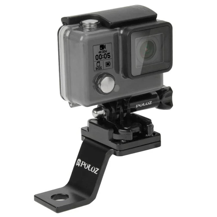 ขาตั้งโลหะติดตั้งมอเตอร์ไซค์ PULUZ สำหรับกล้องแอคชั่น GoPro, Insta360, DJI และอื่นๆ, ขาตั้งติดตั้ง 1 (สีดำ), ขาตั้งติดตั้ง 1 (สีเงิน), ขาตั้งติดตั้ง 1 (สีแดง), ขาตั้งติดตั้ง 1 (สีน้ำเงิน), ขาตั้งติดตั้ง 1 (สีทอง)