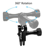 ขาตั้งบอลจอยต์อะลูมิเนียม CNC PULUZ พร้อมสกรูยาว 2 ตัว สำหรับ GoPro, Insta360, DJI และกล้องแอคชั่นอื่นๆ, สต็อก CN