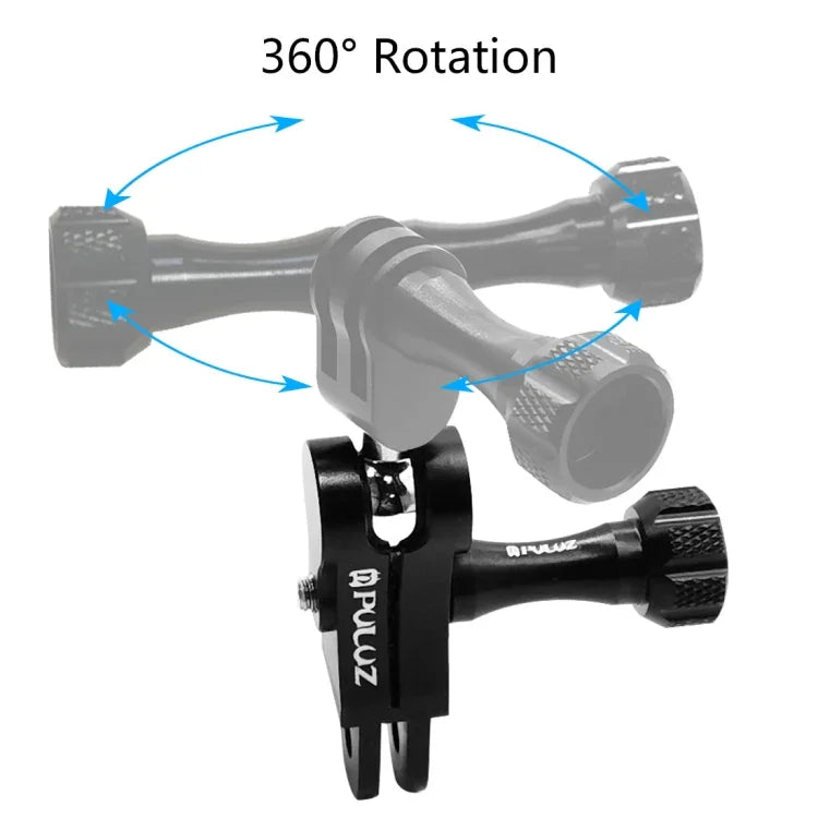 ขาตั้งบอลจอยต์อะลูมิเนียม CNC PULUZ พร้อมสกรูยาว 2 ตัว สำหรับ GoPro, Insta360, DJI และกล้องแอคชั่นอื่นๆ, สต็อก CN