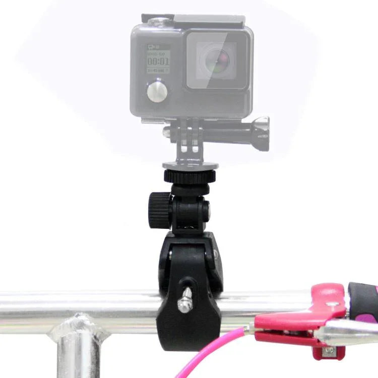 ที่ยึดแฮนด์จักรยานและมอเตอร์ไซค์ PULUZ พร้อมขาตั้งกล้องและสกรู สำหรับ GoPro, Insta360, DJI และกล้องแอคชั่นอื่นๆ, ขาตั้งยาว