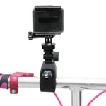 ที่ยึดแฮนด์จักรยานและมอเตอร์ไซค์ PULUZ พร้อมขาตั้งกล้องและสกรู สำหรับ GoPro, Insta360, DJI และกล้องแอคชั่นอื่นๆ, ขาตั้งยาว