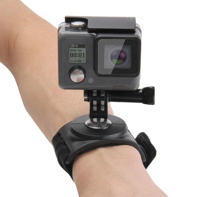 สายรัดข้อมือ แขน ขา 3-in-1 PULUZ พร้อมขาตั้งหมุน 360 องศา สำหรับ GoPro, Insta360, DJI และกล้องแอคชั่นอื่นๆ, สายรัดแขนและขา