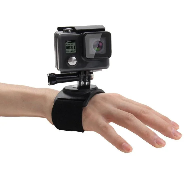 สายรัดข้อมือ แขน ขา 3-in-1 PULUZ พร้อมขาตั้งหมุน 360 องศา สำหรับ GoPro, Insta360, DJI และกล้องแอคชั่นอื่นๆ, สายรัดแขนและขา