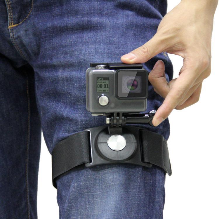 สายรัดข้อมือ แขน ขา 3-in-1 PULUZ พร้อมขาตั้งหมุน 360 องศา สำหรับ GoPro, Insta360, DJI และกล้องแอคชั่นอื่นๆ, สายรัดแขนและขา