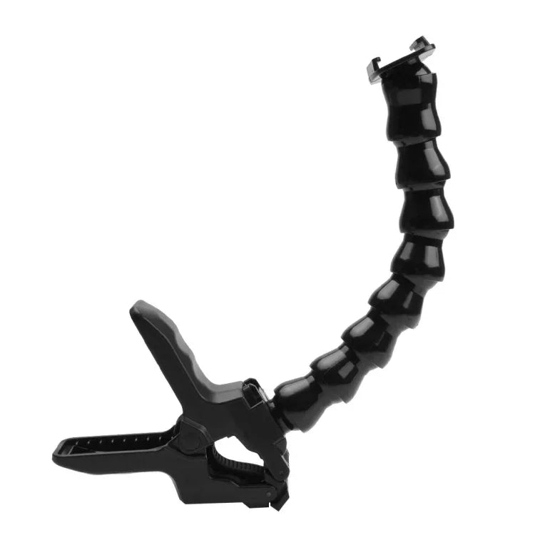 ขาจับแบบยืดหยุ่น Jaws Mount สำหรับกล้องกีฬาแอคชั่น PULUZ สำหรับ GoPro, Insta360, DJI และกล้องแอคชั่นอื่นๆ, ขาจับ Jaws