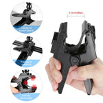 ขาจับแบบยืดหยุ่น Jaws Mount สำหรับกล้องกีฬาแอคชั่น PULUZ สำหรับ GoPro, Insta360, DJI และกล้องแอคชั่นอื่นๆ, ขาจับ Jaws
