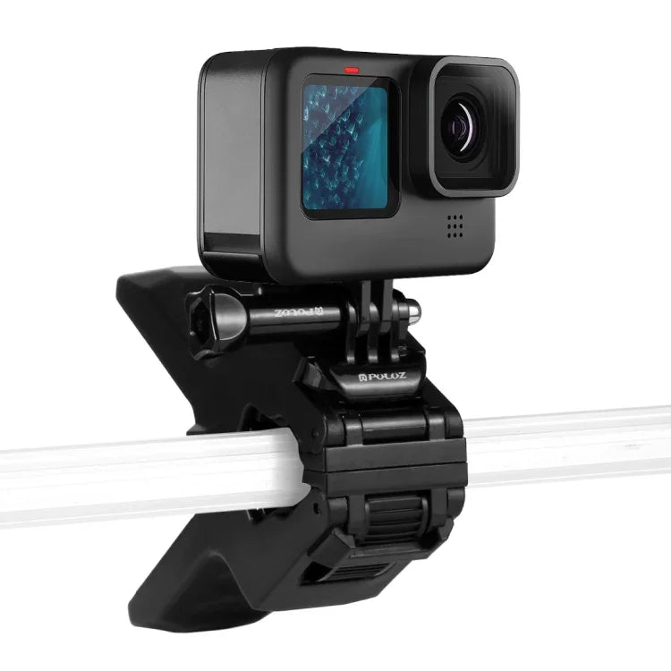 ขาจับแบบยืดหยุ่น Jaws Mount สำหรับกล้องกีฬาแอคชั่น PULUZ สำหรับ GoPro, Insta360, DJI และกล้องแอคชั่นอื่นๆ, ขาจับ Jaws