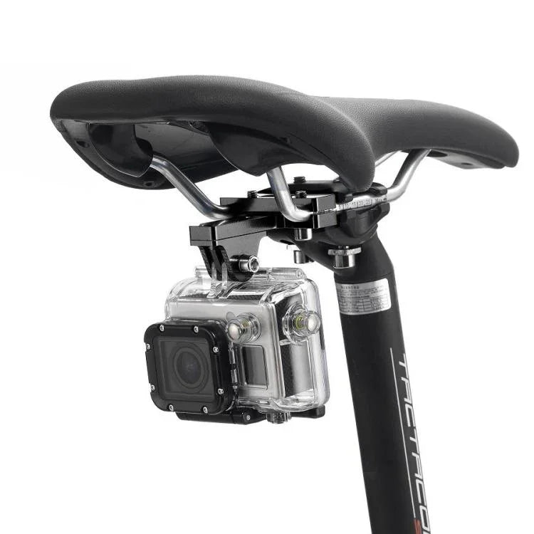 ขาตั้งเบาะจักรยานอะลูมิเนียมอัลลอยด์ PULUZ สำหรับ GoPro, Insta360, DJI และกล้องแอคชั่นอื่นๆ, ขาตั้งเบาะ