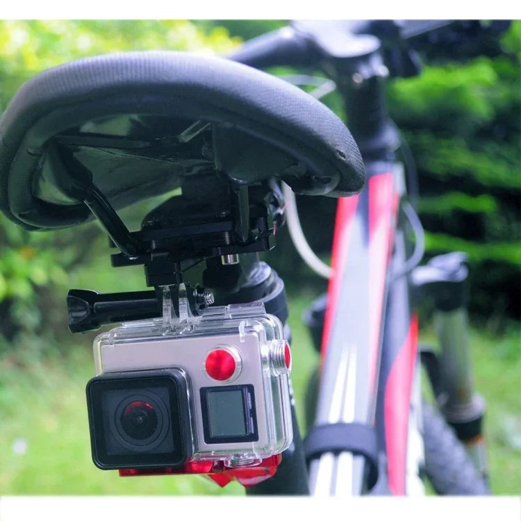 ขาตั้งเบาะจักรยานอะลูมิเนียมอัลลอยด์ PULUZ สำหรับ GoPro, Insta360, DJI และกล้องแอคชั่นอื่นๆ, ขาตั้งเบาะ