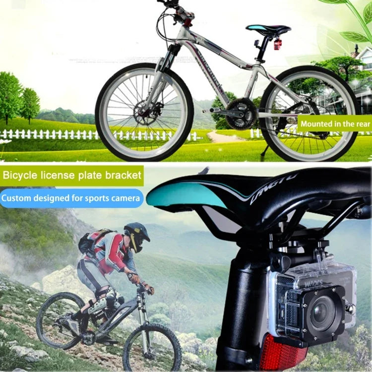 ขาตั้งเบาะจักรยานอะลูมิเนียมอัลลอยด์ PULUZ สำหรับ GoPro, Insta360, DJI และกล้องแอคชั่นอื่นๆ, ขาตั้งเบาะ