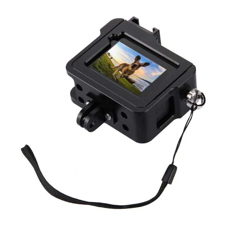 โครงป้องกันเปลือกอลูมิเนียม CNC PULUZ พร้อมกรอบประกันและเลนส์ UV 52 มม. สำหรับ GoPro HERO(2018) /7 Black /6 /5, สำหรับกรอบดึง HERO6 /5, สำหรับกรอบดึง HERO5