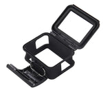 PULUZ ABS Plastic Housing Shell Frame Mount Protective Case Cage with Pedestal and Long Screw for GoPro HERO(2018) /7 Black /6 /5, For GoPro HERO6 /5